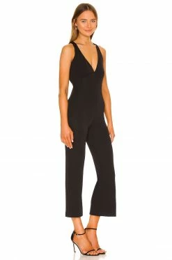 Outlet ✨ Camila Coelho Jumpsuits Camila Coelho Jessie Jumpsuit In Black 👏 -Camila Coelho Sales COEL WC15 V3