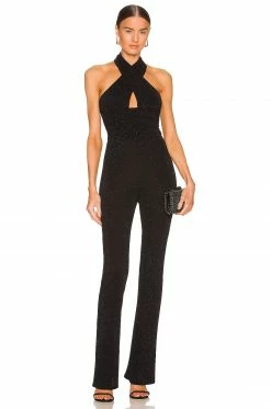 Deals 🛒 Camila Coelho Jumpsuits Camila Coelho Emery Jumpsuit In Black 🎉