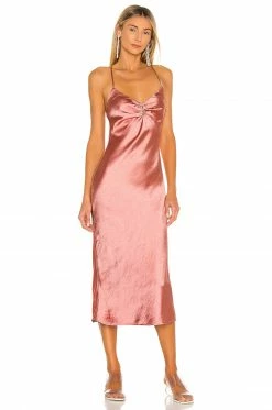 Deals ✔️ Camila Coelho 👗 Dresses Camila Coelho Arnoldo Midi 👗 Dress In Rust 🔥 -Camila Coelho Sales COEL WD122 V2