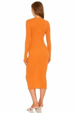 Buy 🛒 Camila Coelho 👗 Dresses Camila Coelho Naya Midi 👗 Dress In Sunset Orange 💯 -Camila Coelho Sales COEL WD143 V3