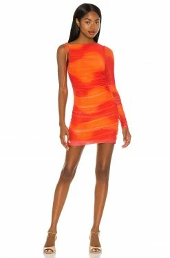 Brand new ✨ Camila Coelho 👗 Dresses Camila Coelho Seri Mini 👗 Dress In Orange Tie Dye 🥰