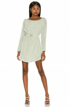 Promo 😍 Camila Coelho 👗 Dresses Camila Coelho Alta Mini 👗 Dress In Sage 🧨