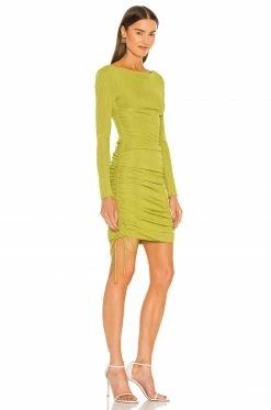 Buy 😉 Camila Coelho 👗 Dresses Camila Coelho Tiara Mini 👗 Dress In Yellow Green 🌟 -Camila Coelho Sales COEL WD153 V2
