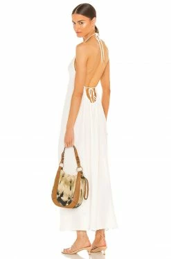 Wholesale 🎁 Camila Coelho 👗 Dresses Camila Coelho Celene Maxi Slip 👗 Dress In White 🥰 -Camila Coelho Sales COEL WD159 V3