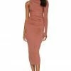 Best Sale ❤️ Camila Coelho 👗 Dresses Camila Coelho Nami Midi 👗 Dress In Brick Mauve 💯 -Camila Coelho Sales COEL WD175 V1