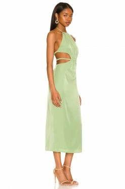 Cheap ✨ Camila Coelho 👗 Dresses Camila Coelho Remi Midi 👗 Dress In Jade Green 🥰 -Camila Coelho Sales COEL WD213 V2