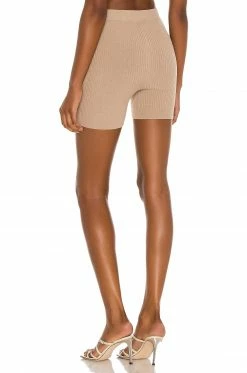Discount 🤩 Camila Coelho Shorts Camila Coelho Alessia Short In Taupe 🎁 -Camila Coelho Sales COEL WF23 V3
