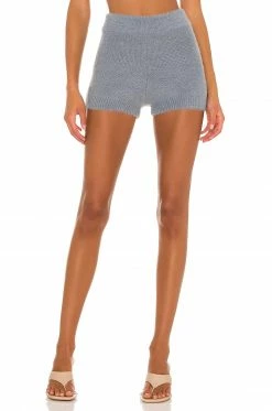 Buy 😀 Camila Coelho Camila Coelho Toni Knit Shorts In Slate 🥰