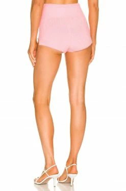Deals 🔥 Camila Coelho Shorts Camila Coelho Genevieve Side Tie Short In Baby Pink 🤩 -Camila Coelho Sales COEL WF33 V3