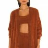 Flash Sale 👏 Camila Coelho Sweaters & Knits Camila Coelho Milani Cardi In Chocolate 🎁 -Camila Coelho Sales COEL WK49 V1