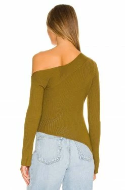 Cheap ✨ Camila Coelho Sweaters & Knits Camila Coelho Shauna Sweater In Olive Green ✨ -Camila Coelho Sales COEL WK53 V3