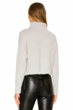 Deals 💯 Camila Coelho Sweaters & Knits Camila Coelho Jaelyn Pullover In Grey ✨ -Camila Coelho Sales COEL WK56 V3