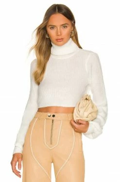 Hot Sale 🎉 Camila Coelho Sweaters & Knits Camila Coelho Cesare Cropped Sweater In White ❤️