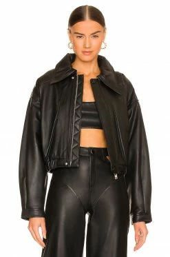 Brand new 🎁 Camila Coelho Jackets & 🧥 Coats Camila Coelho Raven Leather Jacket In Black 🛒