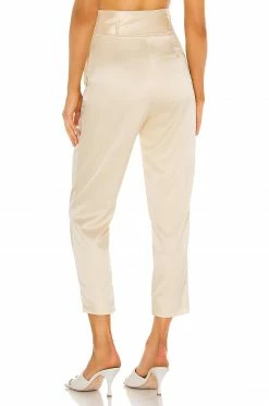 Best Pirce 💯 Camila Coelho Pants Camila Coelho Guadalupe Pant In Vanilla 🥰 -Camila Coelho Sales COEL WP31 V3