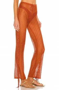 New 🛒 Camila Coelho Camila Coelho Kira Pants In Rust 🥰 -Camila Coelho Sales COEL WP43 V2