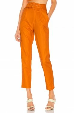 Wholesale 💯 Camila Coelho Pants Camila Coelho Quinn Trouser In Desert Orange 😀