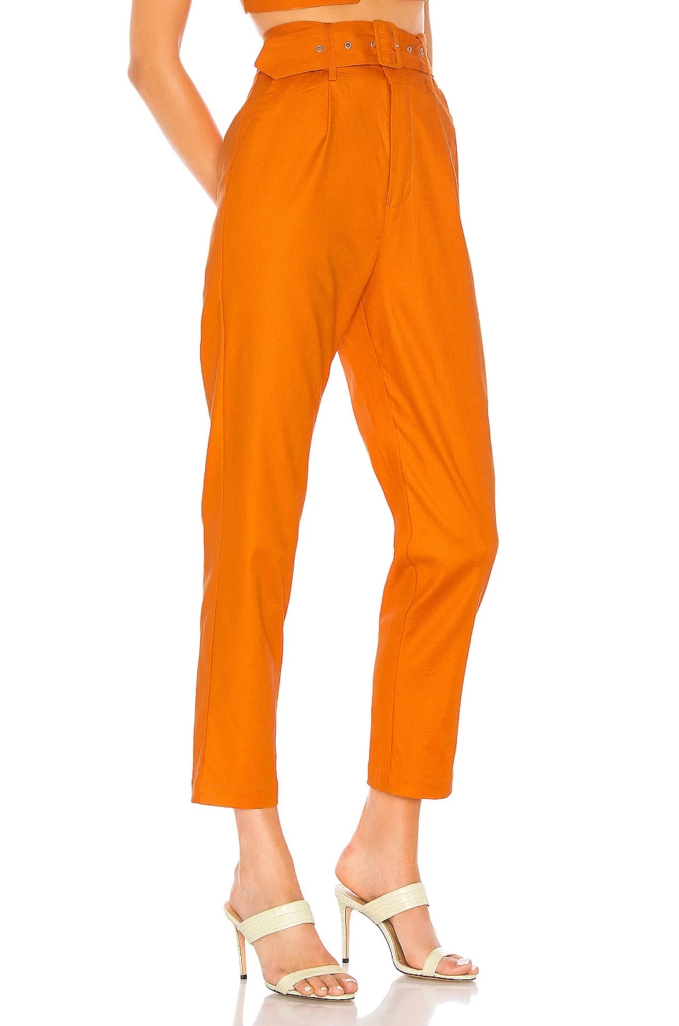 Wholesale 💯 Camila Coelho Pants Camila Coelho Quinn Trouser In Desert Orange 😀 4 Wholesale 💯 Camila Coelho Pants Camila Coelho Quinn Trouser In Desert Orange 😀 - Image 2