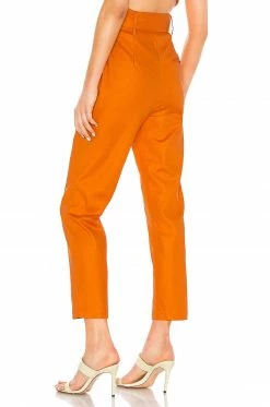Wholesale 💯 Camila Coelho Pants Camila Coelho Quinn Trouser In Desert Orange 😀 8 Wholesale 💯 Camila Coelho Pants Camila Coelho Quinn Trouser In Desert Orange 😀 -Camila Coelho Sales COEL WP4 V3