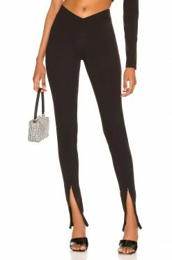 Cheap 🔔 Camila Coelho Pants Camila Coelho Tammy Leggings In Black 😀