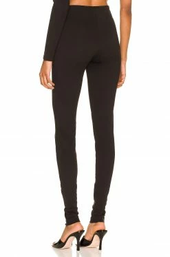 Cheap 🔔 Camila Coelho Pants Camila Coelho Tammy Leggings In Black 😀 -Camila Coelho Sales COEL WP64 V4