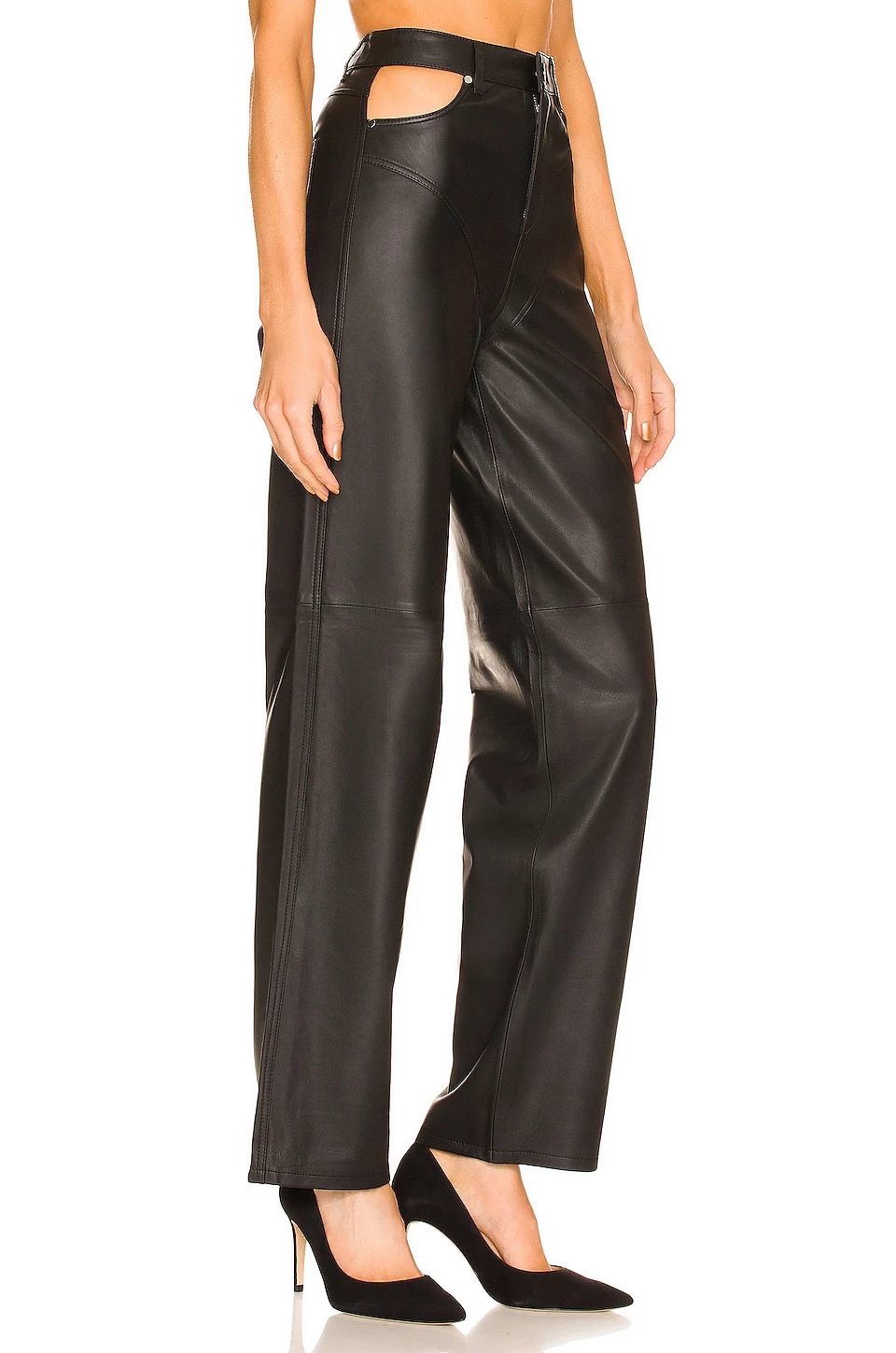 Cheap ❤️ Camila Coelho Pants Camila Coelho Jess Leather Pant In Black ⌛ 4 Cheap ❤️ Camila Coelho Pants Camila Coelho Jess Leather Pant In Black ⌛ - Image 2