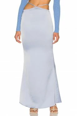 Cheapest 🔥 Camila Coelho 👗 Skirts Camila Coelho Jaida Maxi 👗 Skirt In Dusty Blue 🎁
