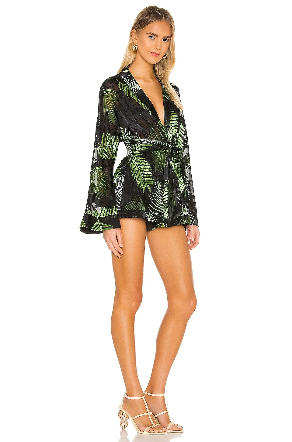 Best reviews of ๐งจ Camila Coelho Rompers Camila Coelho Amelia Romper In Black Palm โ 4 Best reviews of ๐งจ Camila Coelho Rompers Camila Coelho Amelia Romper In Black Palm โ - Image 2