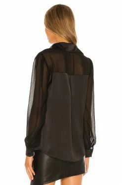 Best reviews of 👏 Camila Coelho Tops Camila Coelho Ida Top In Black 🧨 -Camila Coelho Sales COEL WS100 V4