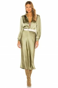 Brand new 🌟 Camila Coelho Tops Camila Coelho Beckett Top In Sage ✨ -Camila Coelho Sales COEL WS101 V4