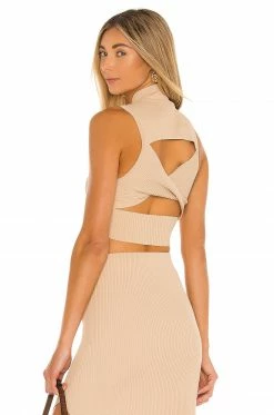 Wholesale 🤩 Camila Coelho Tops Camila Coelho Eliza Top In Beige 🤩