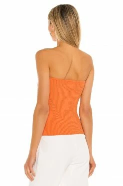 Discount 🔥 Camila Coelho Tops Camila Coelho Hazel Tube Top In Sienna Sunset ⌛ -Camila Coelho Sales COEL WS118 V3