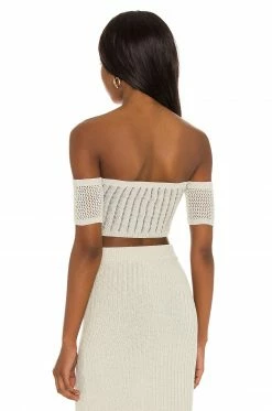 Top 10 🤩 Camila Coelho Tops Camila Coelho Joss Top In Light Mint ❤️ -Camila Coelho Sales COEL WS134 V3