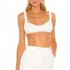 Brand new ⭐ Camila Coelho Tops Camila Coelho Dari Bralette In White 🔥 -Camila Coelho Sales COEL WS142 V1