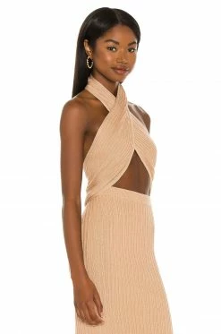 Brand new 🔔 Camila Coelho Tops Camila Coelho Lyon Top In Tan 🎁 -Camila Coelho Sales COEL WS147 V2