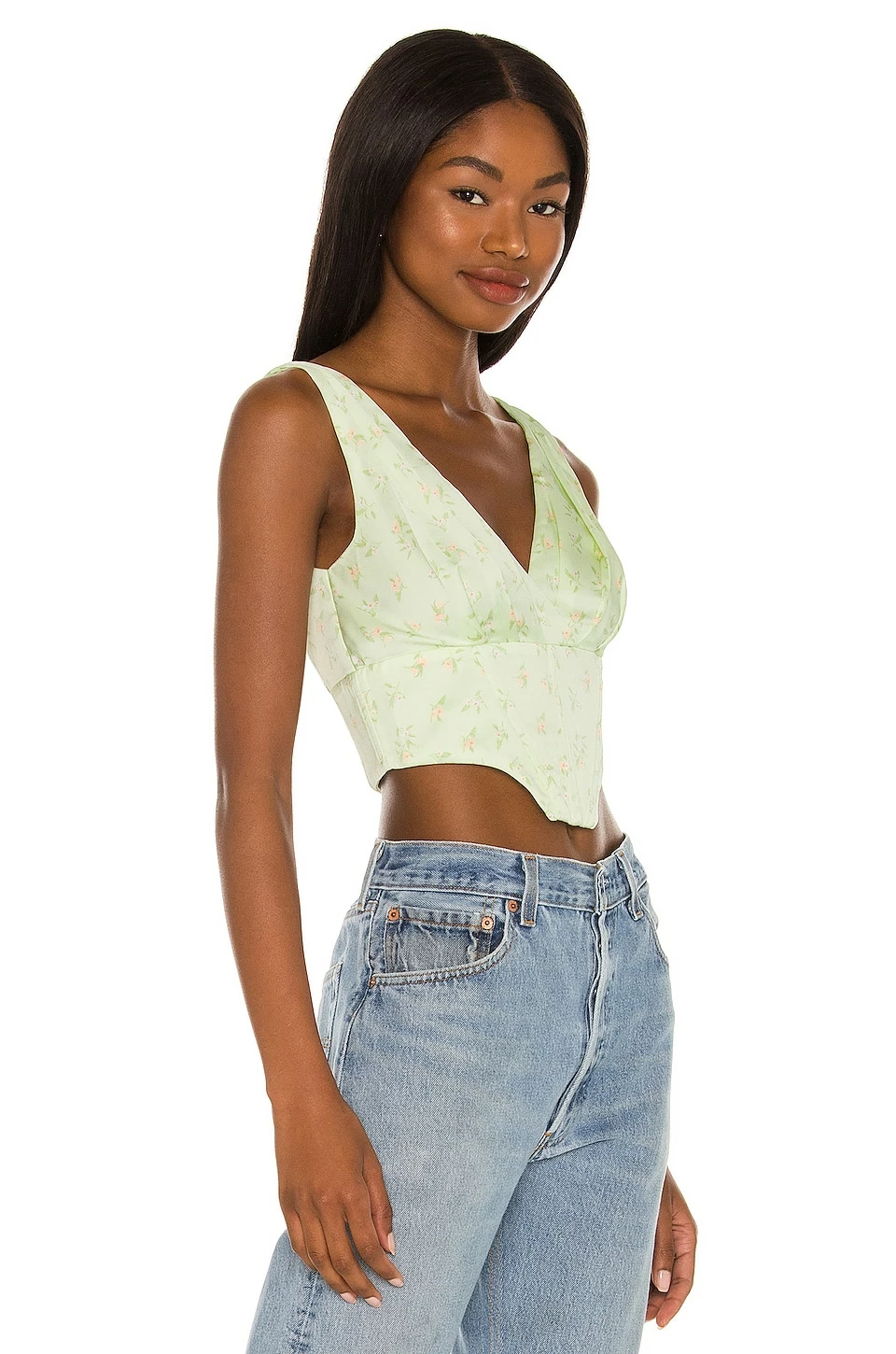 Cheapest ๐คฉ Camila Coelho Tops Camila Coelho Trudy Bustier In Sage Delilah โ๏ธ 4 Cheapest ๐คฉ Camila Coelho Tops Camila Coelho Trudy Bustier In Sage Delilah โ๏ธ - Image 2