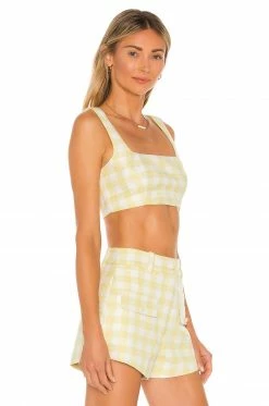 Discount ๐ฏ Camila Coelho Tops Camila Coelho Clarisse Top In Yellow & White โ๏ธ 8 Discount ๐ฏ Camila Coelho Tops Camila Coelho Clarisse Top In Yellow & White โ๏ธ -Camila Coelho Sales COEL WS154 V2