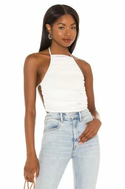 Buy 😀 Camila Coelho Tops Camila Coelho Terry Tank Top In White ❤️
