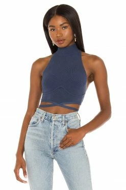 Cheap 🎉 Camila Coelho Tops Camila Coelho Adona Top In Stormy Blue ❤️