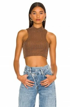 Flash Sale 🎉 Camila Coelho Tops Camila Coelho Adalyn Tank In Brown 😀