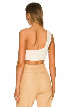 Best Pirce ✨ Camila Coelho Tops Camila Coelho Jalena Top In Beige 👏 -Camila Coelho Sales COEL WS187 V3