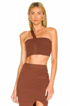 Best Pirce 😉 Camila Coelho Tops Camila Coelho Ellis Top In Nutmeg 😀