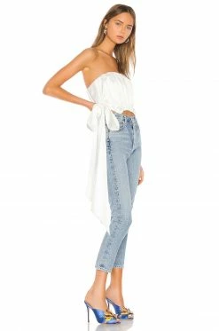 Cheapest 👍 Camila Coelho Tops Camila Coelho Wilder Top In Ivory ⭐ -Camila Coelho Sales COEL WS21 V2