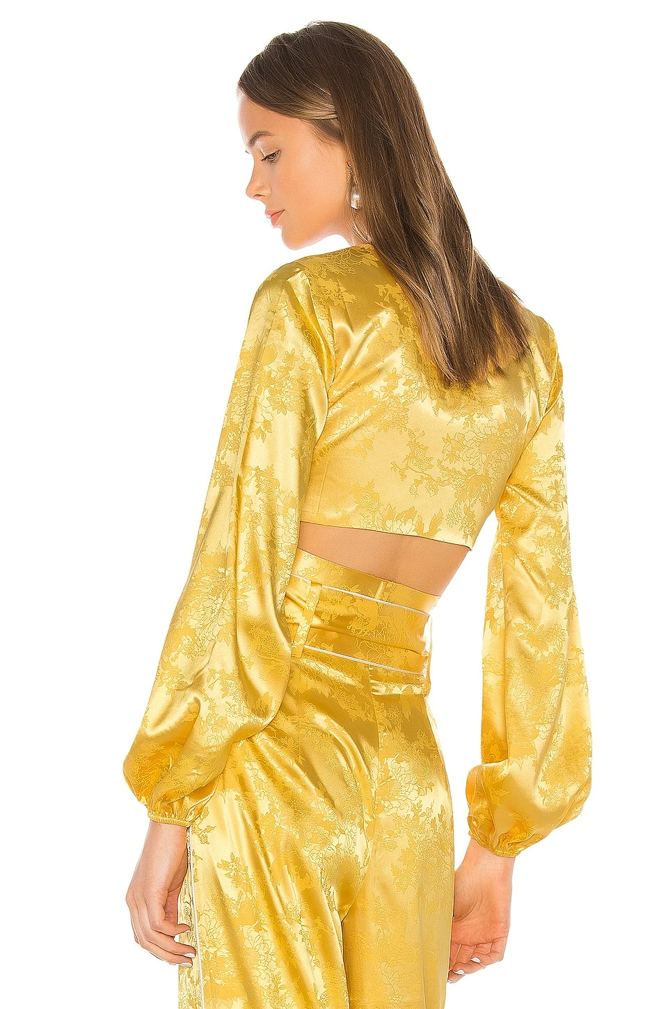 Best deal 🎉 Camila Coelho Tops Camila Coelho Sonia Top In Golden Yellow 🎁 5 Best deal 🎉 Camila Coelho Tops Camila Coelho Sonia Top In Golden Yellow 🎁 - Image 3