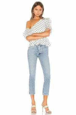 Deals 🤩 Camila Coelho Tops Camila Coelho Mala Peplum Top In White & Black 👍 9 Deals 🤩 Camila Coelho Tops Camila Coelho Mala Peplum Top In White & Black 👍 -Camila Coelho Sales COEL WS7 V4