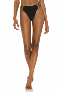 Deals 🧨 Camila Coelho 🩱 Swimsuits & Cover-Ups Camila Coelho Laura High Waist Bottom In Black 🎉