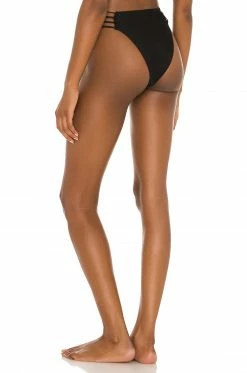 Deals 🧨 Camila Coelho 🩱 Swimsuits & Cover-Ups Camila Coelho Laura High Waist Bottom In Black 🎉 -Camila Coelho Sales COEL WX104 V3