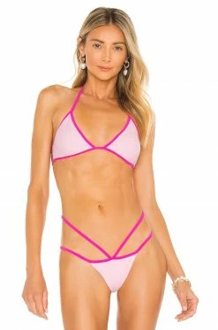 Best Sale 🔥 Camila Coelho 🩱 Swimsuits & Cover-Ups Camila Coelho Belmira Top In Pink Multi 😀