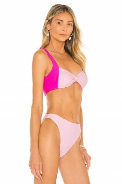 Cheap 🥰 Camila Coelho 🩱 Swimsuits & Cover-Ups Camila Coelho Benedita Top In Pink Multi 🛒 -Camila Coelho Sales COEL WX116 V2