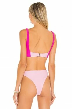 Cheap 🥰 Camila Coelho 🩱 Swimsuits & Cover-Ups Camila Coelho Benedita Top In Pink Multi 🛒 -Camila Coelho Sales COEL WX116 V3